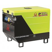Pramac P9000 Lombardini Diesel Powered Generator 8.8 kVA / 7.9 kW 230/115V Low Noise Level